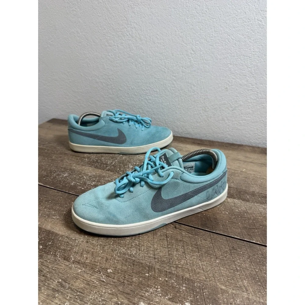 Nike SB Eric Koston 1 Paradise Aqua Signed Men's Skate Shoes 442476-401 Size 8.5